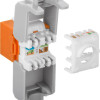 GOOBAY Keystone module RJ45 CAT 6A 90690, UTP, πορτοκαλί