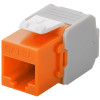 GOOBAY Keystone module RJ45 CAT 6A 90690, UTP, πορτοκαλί