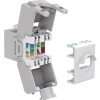 GOOBAY Keystone module RJ45 CAT 6A 90693, UTP, γκρι