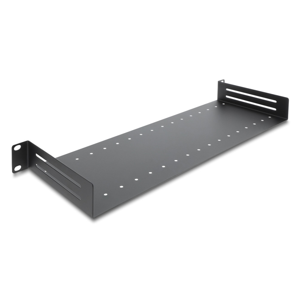 DELOCK ράφι για rack 19" 91069, 1U, βάθος 154mm, μαύρο