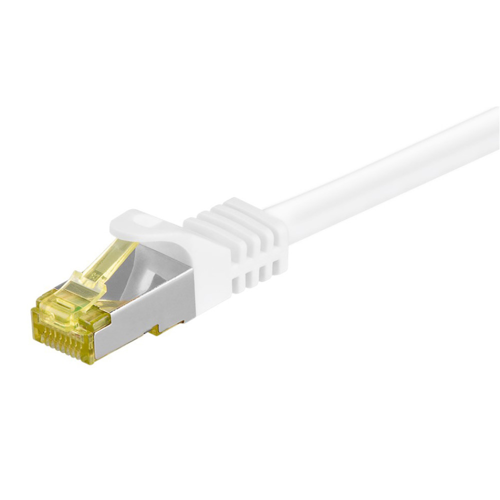 GOOBAY καλώδιο δικτύου 91091, CAT 7 S/FTP, copper, 500MHz, 1m, λευκό