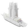 DELOCK σύνδεσμος LSA 91126, CAT 6A unshielded, tool-free, λευκός