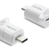 DELOCK card reader 91427 για micro SD, USB-C σύνδεση, 5Gbps, λευκό