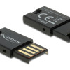 DELOCK USB card reader 91603 για κάρτες μνήμης micro SD, μαύρο