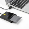 DELOCK card reader 91724 για smart card, USB σύνδεση, 480Mbps, μαύρο