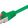 GOOBAY καλώδιο δικτύου 93213, CAT 6 S/FTP, copper, 250MHz, 0.25m, πράσινο
