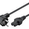 GOOBAY καλώδιο τροφοδοσίας 93277, γωνιακό, 0.75mm², 2m, μαύρο