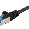 GOOBAY καλώδιο δικτύου 93664, CAT 6A S/FTP, 500MHz, Copper, 0.5m, μαύρο