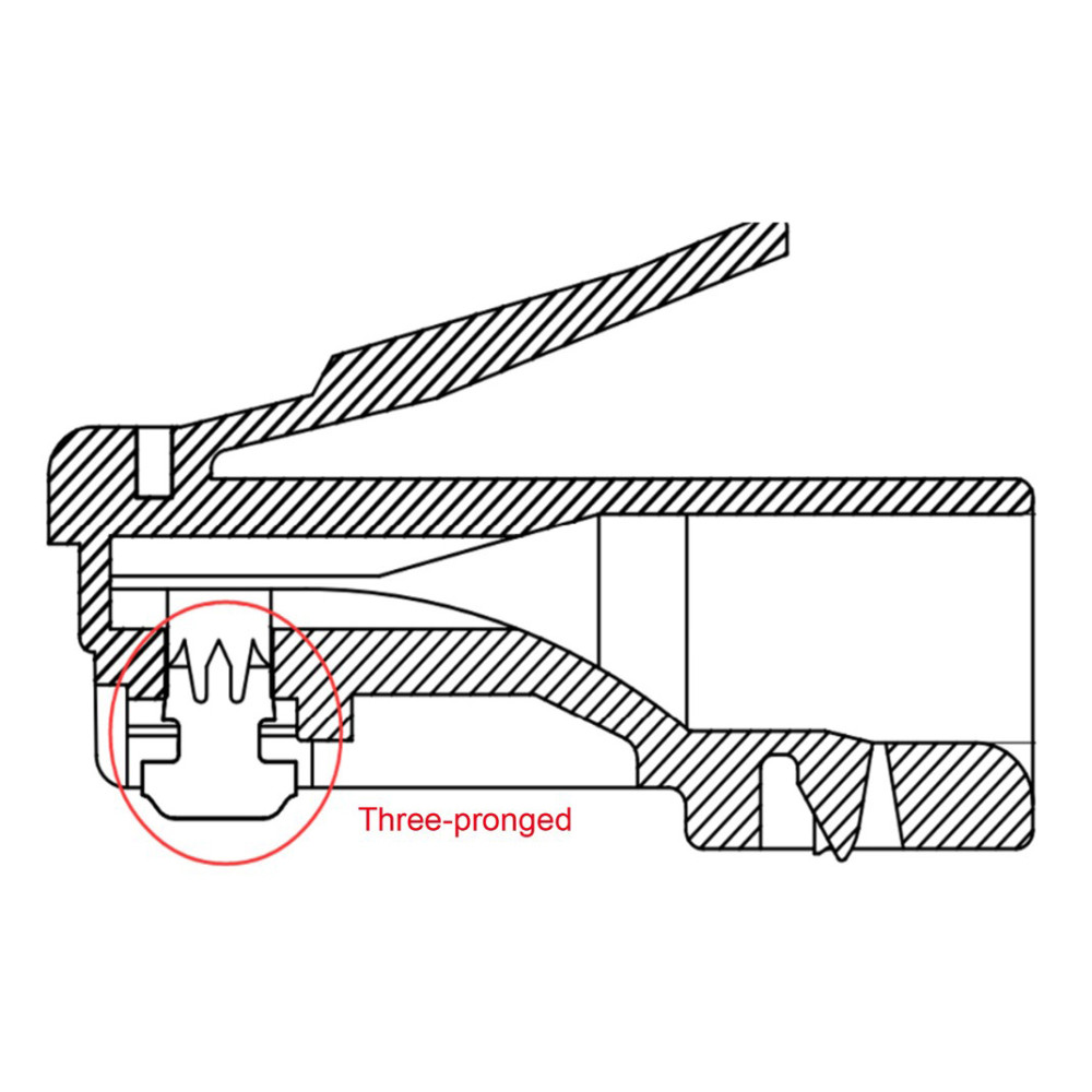 GOOBAY βύσμα RJ45 93828, CAT 6 UTP, διάφανο, 10τμχ