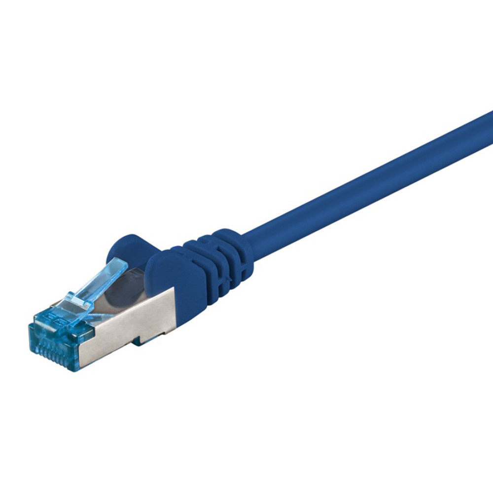 GOOBAY καλώδιο δικτύου 94130, CAT 6A S/FTP (PiMF), Copper, 0.25m, μπλε