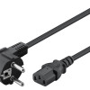GOOBAY καλώδιο τροφοδοσίας 95142, 3G 1.00mm², 3m, μαύρο