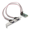 DELOCK κάρτα επέκτασης mini PCIe σε 2x RS-232 95273