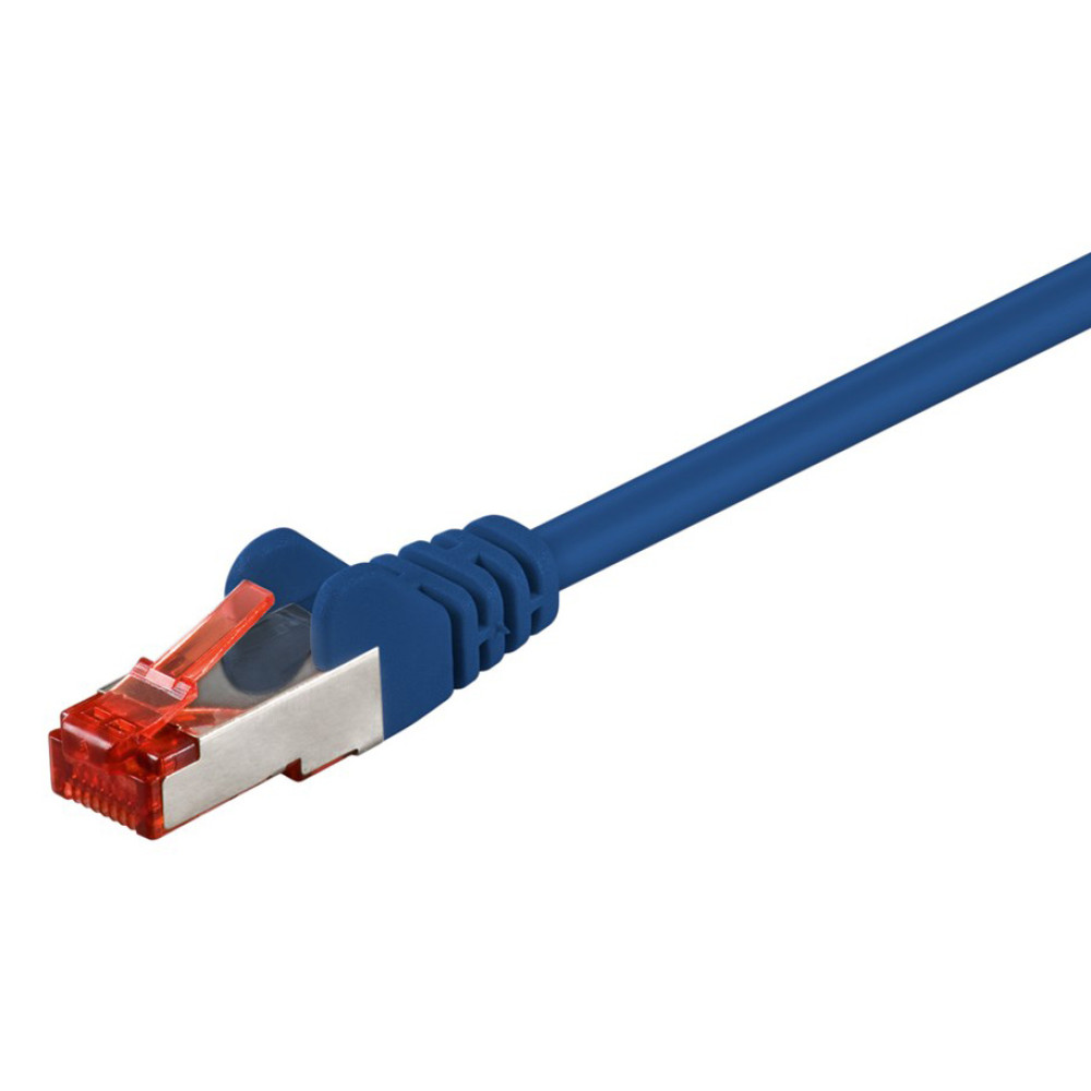 GOOBAY καλώδιο δικτύου 95472, CAT 6 S/FTP, CCA, 250MHz, 1m, μπλε