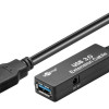 GOOBAY καλώδιο προέκτασης USB 3.0 95727, active, 5Gbps, 5m, μαύρο