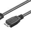 GOOBAY καλώδιο USB 3.0 σε micro Τype B 95734, 5 Gbit/s, 0.5m, μαύρο
