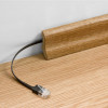 GOOBAY καλώδιο δικτύου 96325, CAT 6A U/UTP, flat, 500MHz, Copper, 2m, λευκό