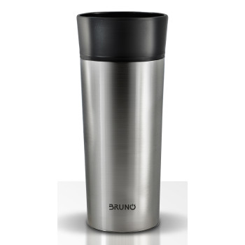 BRUNO θερμός BRN-0068, εργονομικό καπάκι, anti-slip, 360ml, ασημί