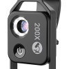 APEXEL φακός μικροσκόπιο APL-MS002 για smartphone κάμερα, 200x zoom, LED