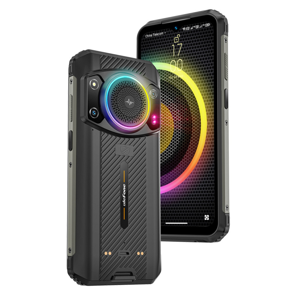 ULEFONE smartphone Armor 21 με ηχείο 3.5W, 6.58", 8/256GB, 9600mAh, IP68/IP69K, μαύρο