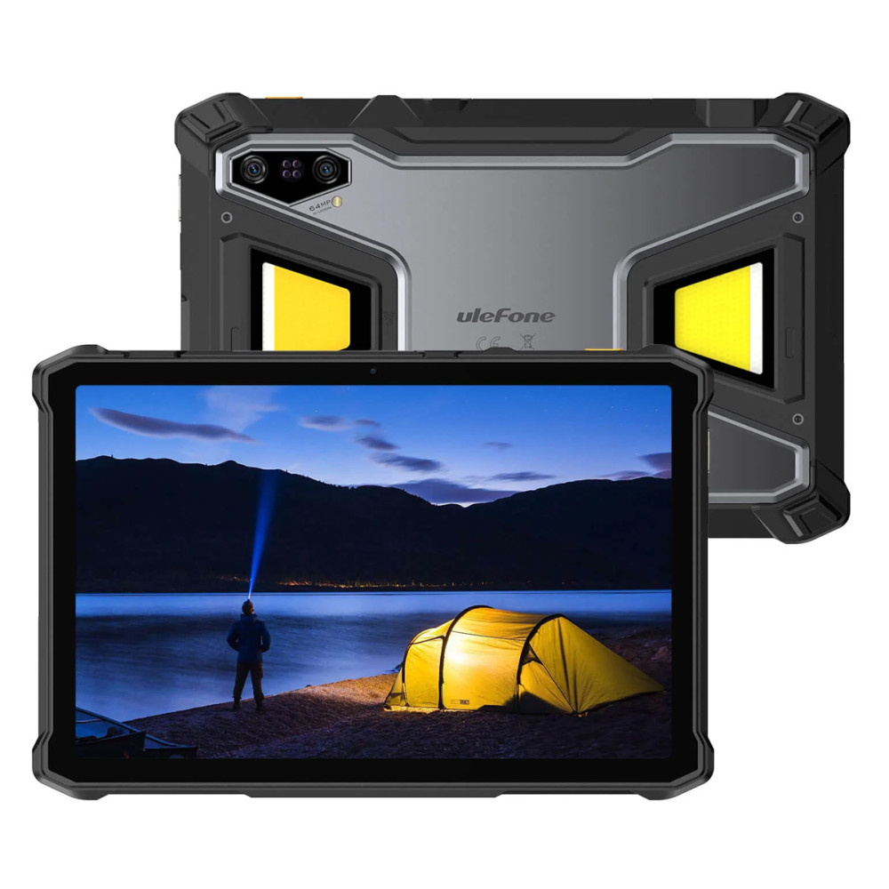 ULEFONE tablet Armor Pad 5 Pro, 11", 12GB/512GB, 24200mAh, IP68/IP69K/MIL-STD-810H, 5G, μαύρο