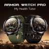 ULEFONE smartwatch Armor Watch Pro, 2x λουράκια, heart rate, 1.50" AMOLED, GPS, 5 ΑΤΜ/IP68/IP69K/MIL-STD-810H, μαύρο