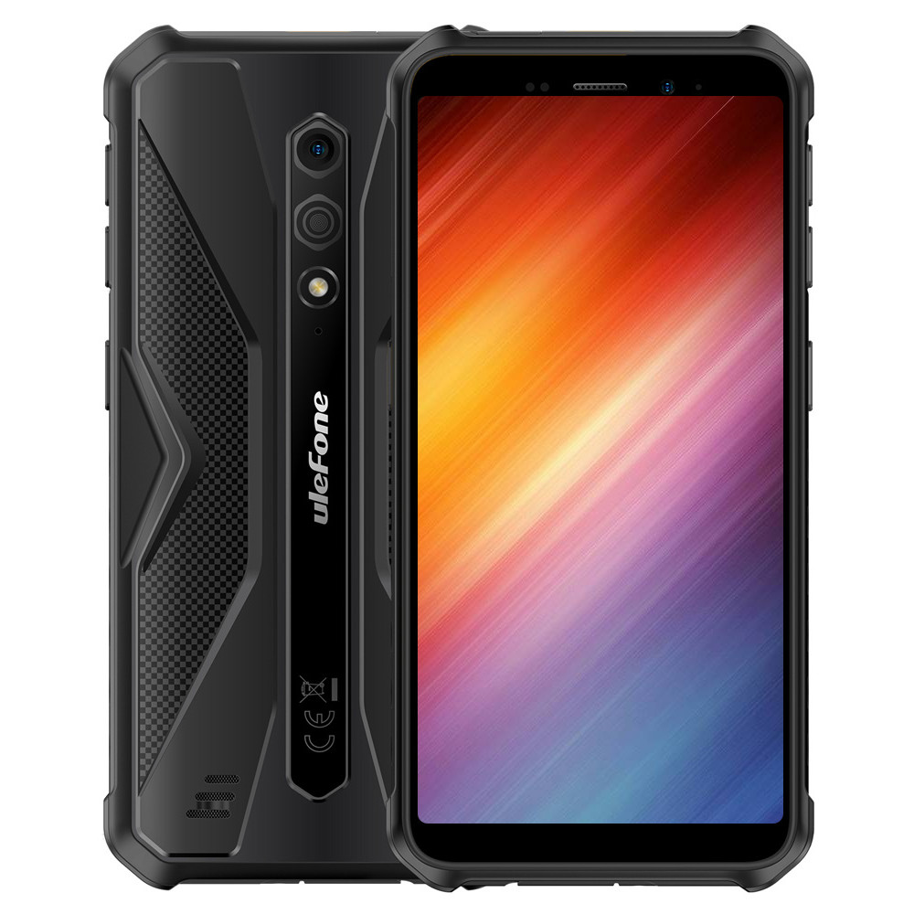 ULEFONE smartphone Armor X12 Pro, 5.45", 4/64GB, 4860mAh, IP68/IP69K, μαύρο