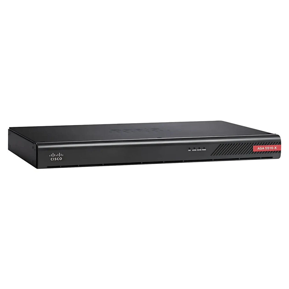 CISCO used ASA5516-X with FirePOWER services, 8GE Data, 1GE Mgmt, AC, 3DES/AES