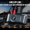 NEXPOW εκκινητής μπαταρίας & συμπιεστής αέρος NP2, 12V/3000A, 150PSI, 12000mAh