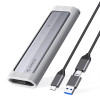 ORICO θήκη για M.2 NVME/NGFF SSD AXM2S-G2, 10Gbps, tool free, γκρι