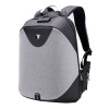 ARCTIC HUNTER τσάντα πλάτης B00208 με θήκη laptop 15.6", λουκέτο TSA, 24L, γκρι