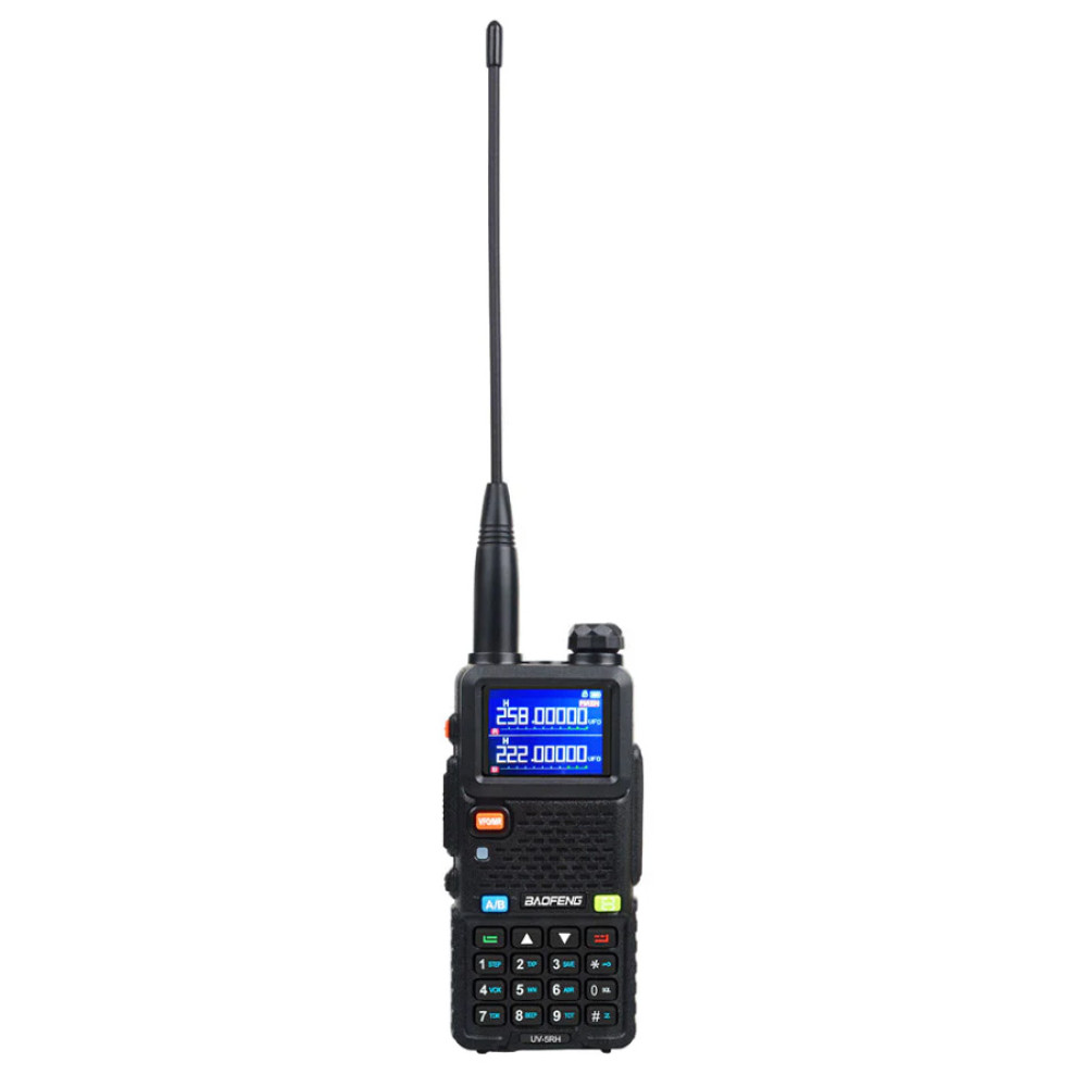 BAOFENG ασύρματος πομποδέκτης UV-5RH, VHF/UHF, 10W, μαύρος