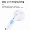 USAMS earphones IA04 με θήκη φόρτισης, True Wireless, Φ13mm, μαύρα