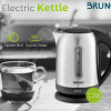 BRUNO ηλεκτρικός βραστήρας BRN-0029, 2200W, 1.7lt, βάση 360°