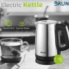 BRUNO ηλεκτρικός βραστήρας BRN-0030, 2200W, 1.7lt, βάση 360°