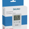 BRUNO χρονόμετρο & αντίστροφη μέτρηση BRN-0063, LCD, με μαγνήτη, λευκό