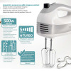 BRUNO μίξερ χειρός BRN-0110, 500W, 5 ταχύτητες & turbo, λευκό