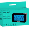 BRUNO ξυπνητήρι BRN-0130 με μέτρηση θερμοκρασίας, °C & °F, μαύρο