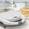 BRUNO τοστιέρα BRN-0166, 2 θέσεων, 800W, αντικολλητικές πλάκες, λευκή