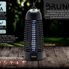 BRUNO ηλεκτρική εντομοπαγίδα BRN-0185 με UV λυχνία, 6W, μαύρη