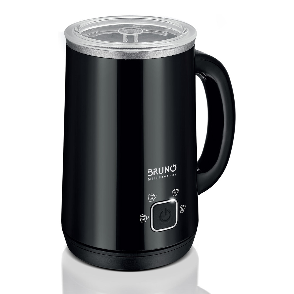BRUNO συσκευή 4 σε 1 για ζεστό-κρύο αφρόγαλα BRN-0204, 280ml, 500W, ILAG επίστρωση, OTTER controler, μαύρη