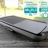 BRUNO ηλεκτρική ψησταριά BRN-0215, 2000W, 48x26εκ, με ρυθμιζόμενο θερμοστάτη