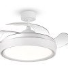 BRUNO ανεμιστήρας οροφής με LED φως BRN-0227, AC 82W, 42", Φ107x35cm, λευκός