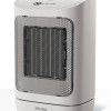 BRUNO κεραμικό αερόθερμο BRN-0255, 2000W, με θερμοστάτη/ανεμιστήρα/αυτόματη περιστροφή, λευκό