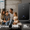 BRUNO κεραμικό αερόθερμο δωματίου & μπάνιου BRN-0257, 2000W, IP23, προηγμένων λειτουργιών, με ανεμιστήρα