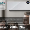 BRUNO κεραμικό αερόθερμο BRN-0258, 2000W, IP22, προηγμένων λειτουργιών, με ανεμιστήρα