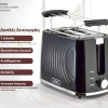 BRUNO φρυγανιέρα BRN-0274, 2 θέσεων, 900W, με σχάρα ψησίματος, μαύρη