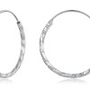 BAMOER σκουλαρίκια κρίκοι BSE1178-L, ασήμι 925, 2.6cm, ασημί