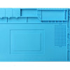 BEST βάση εργασίας S-160, αντιστατική, ελαστική, 30 x 45cm, μπλε