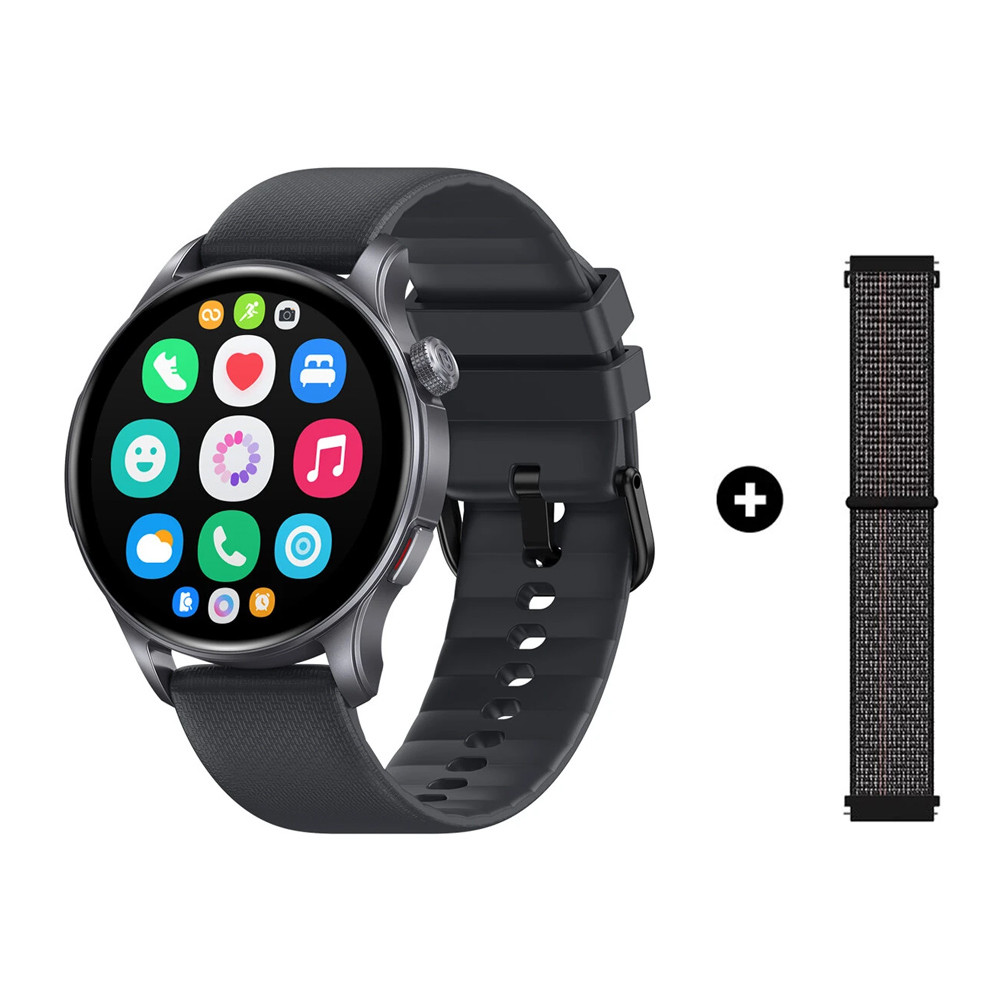 ZEBLAZE smartwatch Btalk 3 GPS, heart rate, 1.43" AMOLED, GPS, 3 ATM, γκρι