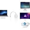 POWERTECH αντάπτορας mini DisplayPort σε HDMI/DVI/VGA CAB-DP016, λευκός